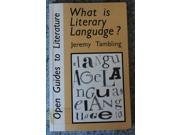 What is Literary Language? Open guides to literature
