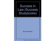 Success in Law Success Studybooks