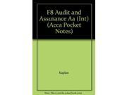 F8 Audit and Assurance AA INT Paper F8 INT Pocket Notes Acca Pocket Notes