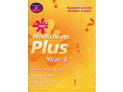 Worksheets Plus Numbers and the Number System Bk.1 Year 4 for the National Numeracy Strategy
