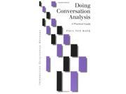Doing Conversation Analysis A Practical Guide Introducing Qualitative Methods series