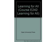 Learning for All Course E242 Learning for All