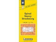 Michelin Map 62 Epinal Nancy Strasbourg