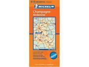 Michelin Map 515 Regional France Champagne Ardenne