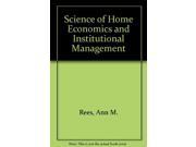 Science of Home Economics and Institutional Management