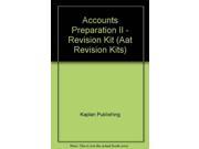 Accounts Preparation II Revision Kit Aat Revision Kits