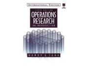 Operations Research An Introduction Prentice Hall international editions