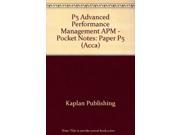 P5 Advanced Performance Management APM Pocket Notes Paper P5 Acca