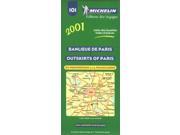 Outer Suburbs of Paris 2001 Michelin Maps