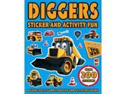 Digger Time Sticker and Activity Book