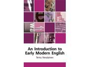An Introduction to Early Modern English Edinburgh Textbooks on the English Language