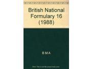 British National Formulary 16 1988