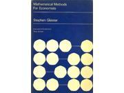 Mathematical Methods for Economists Lectures in economics
