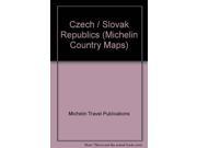 Czech Slovak Republics Michelin Country Maps