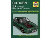 Citroen ZX Diesel 91 98 Haynes Repair Manual Haynes Service and Repair Manuals