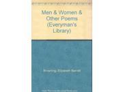 Browning Men and Women and Other Poems Everyman s Library