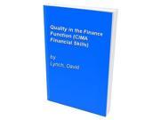 Quality in the Finance Function CIMA Financial Skills