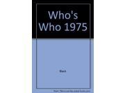 Who s Who 1975