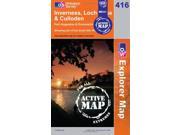 Inverness Loch Ness and Culloden OS Explorer Map Active