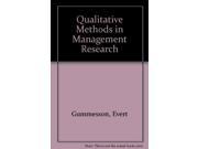 Qualitative Methods in Management Research