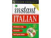 Teach Yourself Instant Italian Book Cassette Pack TYL