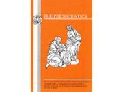 Presocratics Main Fragments Selection of the Main Fragments BCP Greek Texts