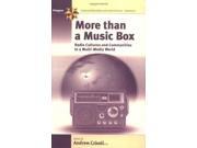 More Than a Music Box Radio Cultures and Communities in a Multi Media World Polygons Cultural Diversities Intersections