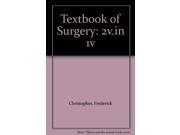 Textbook of Surgery 2v.in 1v