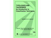 BAILEY TYPOLOGIES AND TAXONOMIES PAPER AN INTRODUCTIONTO CLASSIFICATION TECHNIQUES An Introduction to Classification Techniques Quantitative Applications