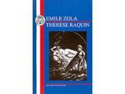Emile Zola Therese Raquin French Texts