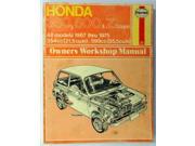 Honda 360 600 Z Owner s Workshop Manual Haynes owner workshop manual