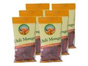 All Nuts Brand 6 Pack Dried Chili Mango Slices Snack 25.5oz 1.59lb