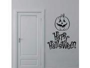 Dnven 22 w X 28 h Halloween Party Trick or Treat Pumpkins Wall Decals Window Mirror Stickers Halloween Decorations for Kids Rooms Nursery Halloween Party