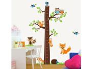 Dnven 73 Height Huge Owl Tree Jungle Animals Height Measurement Growth Chart Nursery Wall Decals Jungle Tree Kids Room Playroom Wall Decor