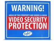 SVAT VU102 SGN INDOOR VIDEO SECURITY SYSTEM WARNING SIGN