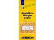 Angouleme Limoges Gueret Michelin Maps