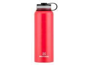 Winterial 40oz Red Insulated Double Walled HOT COLD Water Bottle
