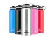 Winterial 40oz Red Insulated Double Walled HOT COLD Water Bottle