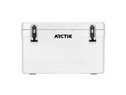 Driftsun Arctik Series 40 Quart Ice Chest Heavy Duty Cooler Military Grade Nylon Rope Handles White