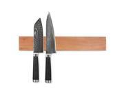 Zelancio 16 Premium Hardwood Cherry Magnetic Knife Strip Solid Wood Wall Mount Wooden Knife Holder