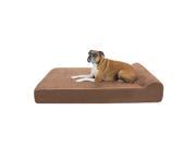 Lux by FrontPet Orthopedic Dog Bed Premium Memory Foam Dog Bed With Removable Microfiber Machine Washable Slipcover