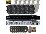 CIB True Full HD TVI 16CH 1920TVL 1080P Video Plus 12CH 4MegaPixel IP Input DVR security system with 2TB HDD HDMI 4K 1080P Output 12x2.1Megapixel Vandal Bullet