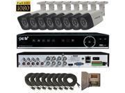 CIB True Full HD TVI 8CH 1920TVL 1080P Video Plus 12CH 4MegaPixel IP Input DVR security system with 2TB HDD HDMI 4K 1080P Output 8x2.1Megapixel Vandal Bullet C