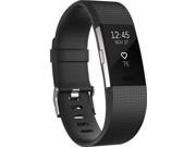 Charge 2 Activity Tracker Heart Rate Large Black Silver