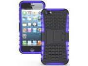 PURPLE GRENADE GRIP RUGGED TPU SKIN HARD CASE COVER STAND FOR APPLE iPHONE 5s 5