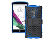 BLUE GRENADE GRIP RUGGED TPU SKIN HARD CASE COVER STAND FOR LG G4s LG G4 BEAT