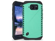 TEAL MINT ARMOR SHIELD TPU RUBBER CASE COVER FOR SAMSUNG GALAXY S6 ACTIVE G890A