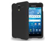 BLACK RUBBERIZED HARD SHELL PROTECTOR CASE COVER FOR KYOCERA HYDRO VIEW C6742