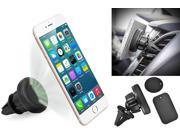 UNIVERSAL CAR AC VENT MAGNETIC HOLDER FOR CELL PHONE 2 MAGNET ADAPTERS