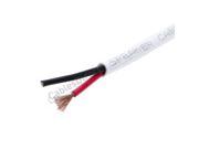 500FT White 16AWG CL2 Speaker Wire Cable Audio 16 2 for In Wall Installation Professional Grade CCA